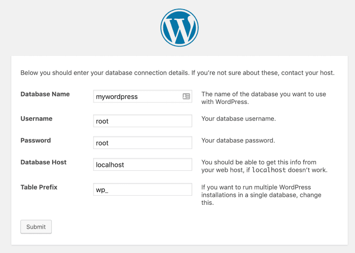 wordpress asking for ftp on localhost mac